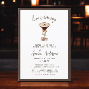 Convites Amor é Criar Chá de panela Espresso Martini