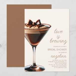 Convites Amor é Criar Chá de panela Espresso Martini