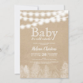 Convites Amor é frio fora da floresta de pinheiros