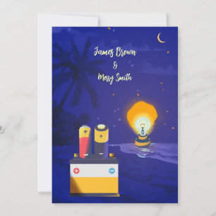 Convites Amor é Iluminação União Radiante Casamento das Alm