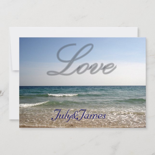 Convites amor e mar (Frente)