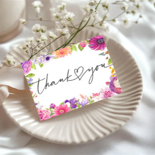 Convites Amor em Bloom   Chá de panela Floral de Aquarela