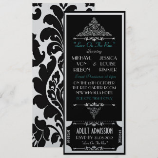 Convites "Amor Em Fuga" um casamento precipitado