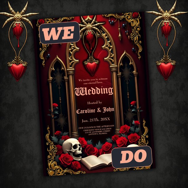 Convites Amor eterno nas sombras da escuridão, (Criador carregado)