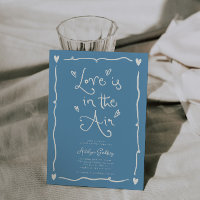 Amor Excêntrico Está No Ar Chá de Noiva Azul Jeans