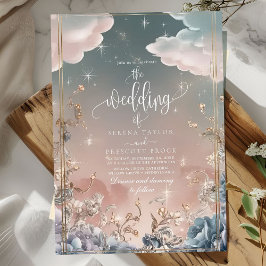 Convites Amor no Air Sparkles e Florals Wedding
