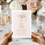 Convites Amor no Chá de panela de Champanhe Bloom<br><div class="desc">Vamos animado a amar 🥂 nossos convites de amor em sangue vai dar o tom para sua fabulosa celebração de chá de panela. Com florais maravilhosos e um fundo esmagador, estes convites são certamente um sucesso. Faça seu pop de festa com estes incríveis convites. Itens correspondentes na nossa loja, Design...</div>