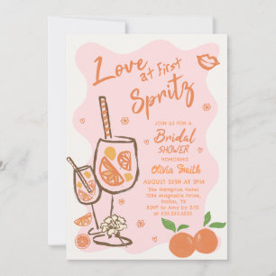 Convites Amor no First Spritz Chá de panela