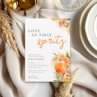 Amor no First Spritz Chá de panela