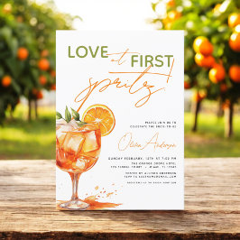 Convites Amor no First Spritz Orange Chá de panela
