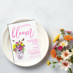 Convites Amor No Janto De Ensaio Floral Bloom