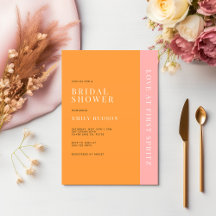 Amor no Primeiro Chá de panela Moderno Spritz