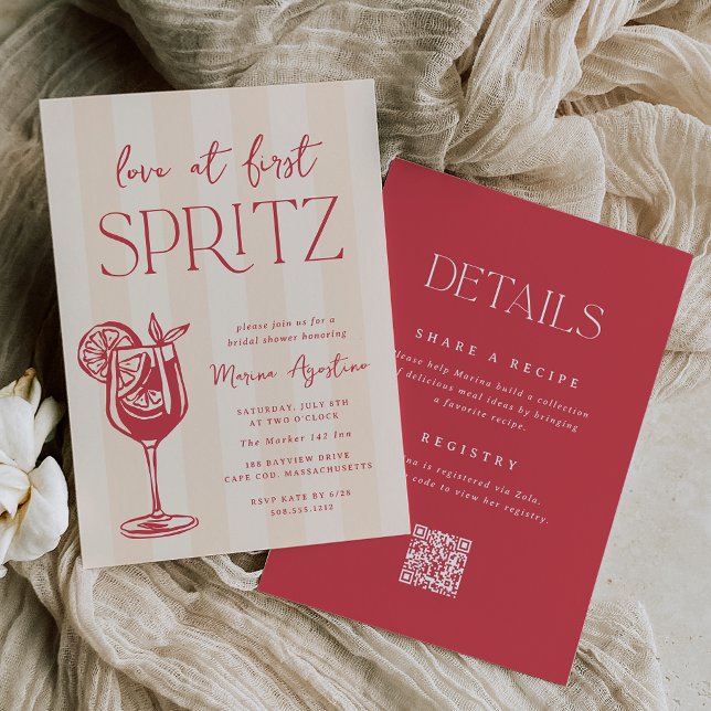 Convites Amor no Primeiro Chá de panela Spritz All-in-One (Criador carregado)