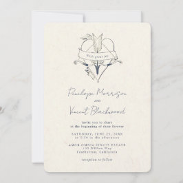 Convites AMOR OMNIA VINCIT Wedding Invitation