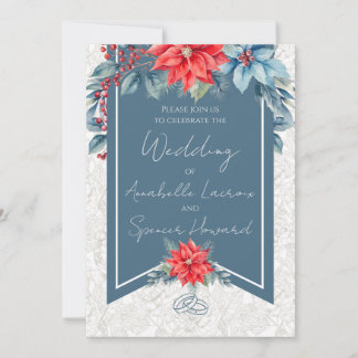 Convites Amor que Bloomia em Casamento no inverno