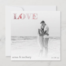 Convites *~* AMOR Seda Japonesa + RSVP - Casamento QR AR27