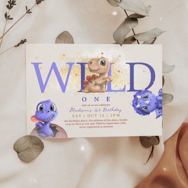 Convites Amor Simple Funny Baby Boy Primeiro Aniversário (Criador carregado)