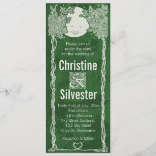 Convites Amor sob as estrelas, casamento