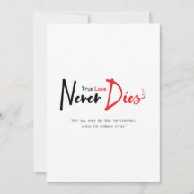 Amor verdadeiro nunca morre