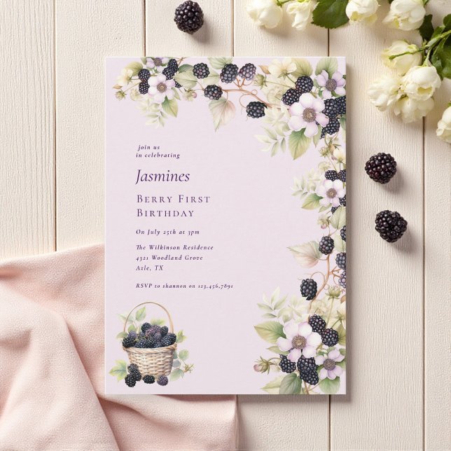 Convites Amorango Amorango Primeira Festa de aniversário (Criador carregado)