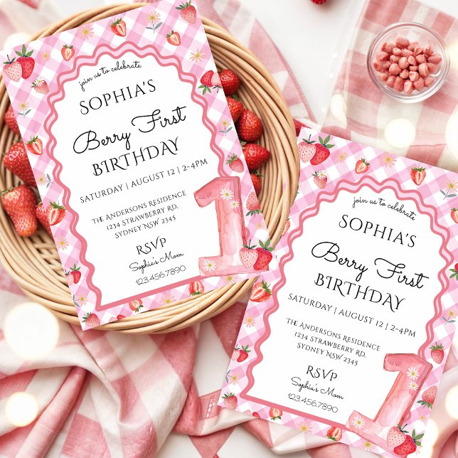 Convites Amoreira de Amorango Primeiro primeiro aniversario (Criador carregado)