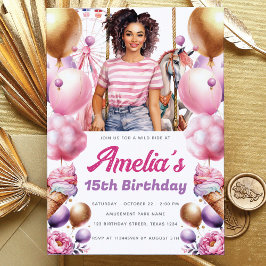 Convites Amusement Park African American Birday