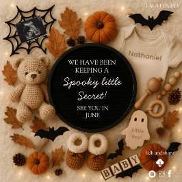 Convites An adorable cozy fall pregnancy announcement