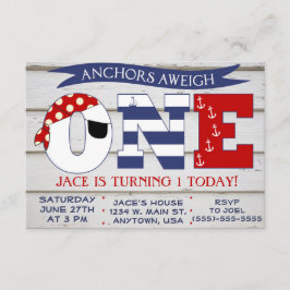 Convites Anchors APesprimeiro aniversario