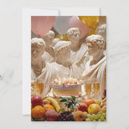 Convites Ancient Greek Statue “Another Year Older”