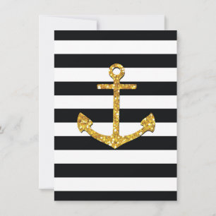 Convites Âncora do Ouro Vintage