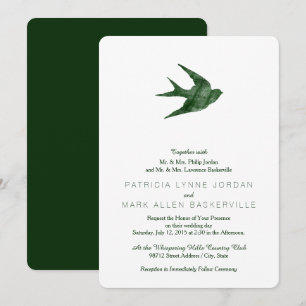 Convites Andorinha Vintage 