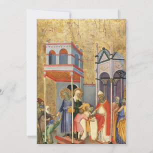 Convites Andrea di Bartolo - Joachim e Anna Giving Comida t