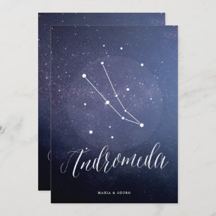 Convites Andromeda de Número de Tabela de Estrela de Conste