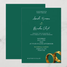 Anéis de Noiva Esmeralda Verde Dourado