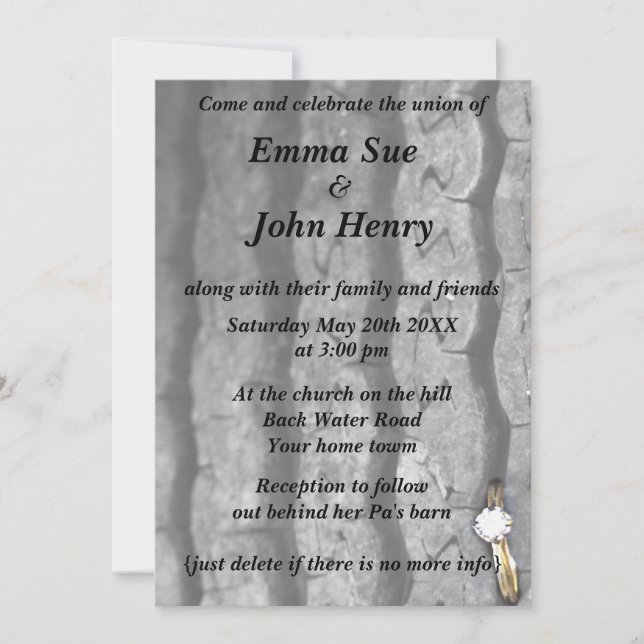 Convites Anel no Piso (Frente)