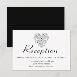 Convites Anêmona Floral de Recepção Flores de Casamento Pre