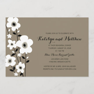 Convites Anemone Moderno | Janto de ensaio