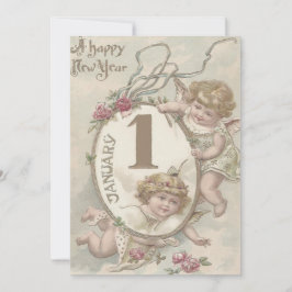 Convites Angel Cherub Rosa