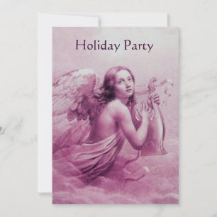 CONVITES ANGEL JOGANDO LYRA SOBRE AS NUVENS