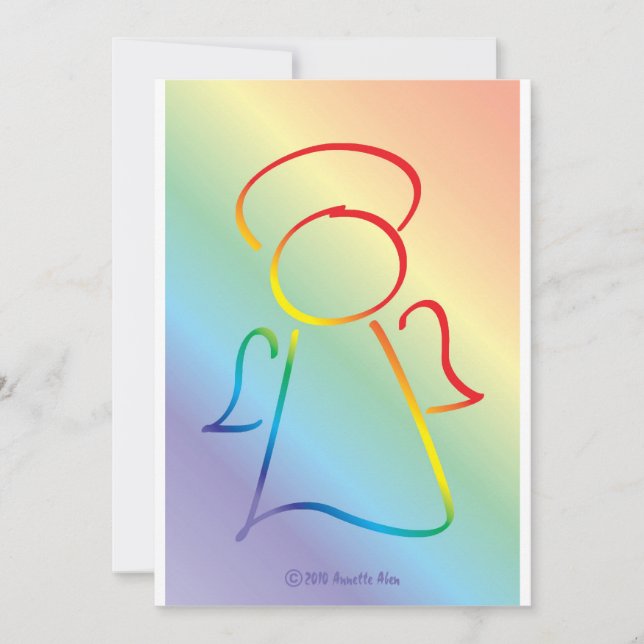 Convites angélicos das celebrações (Frente)