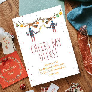 Convites Anima Meus Deers l Winter Christmas Cocktail