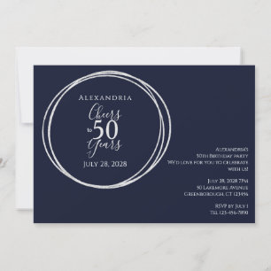 Convites Anima-se a 50 anos festa de aniversário de prata