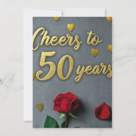 Convites Anima-se a 50 anos incríveis.