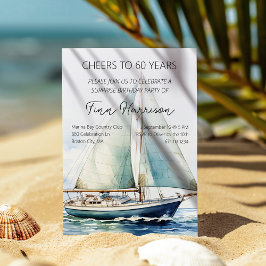 Convites Anima-Se A 60 Anos De Festa de aniversário De Nave