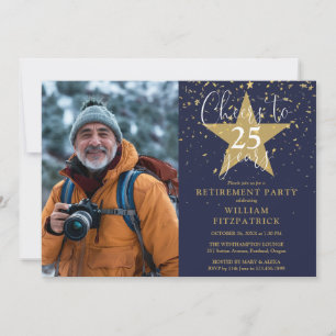 Convites Anima-Se Ao Marinho E Ao Dourado Partido De Retira