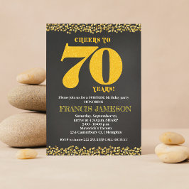 Convites Anima-se aos 70 anos 70 70 aniversário