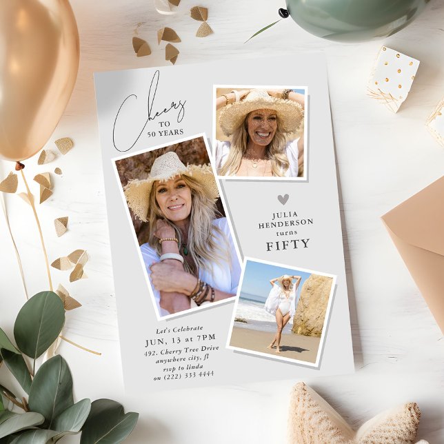 Convites Anima-se com a Festa de aniversário de 3 Imagens d (Criador carregado)