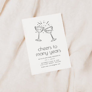 Convites Anima-se com a Simples Festa de Reforma de Muitos 