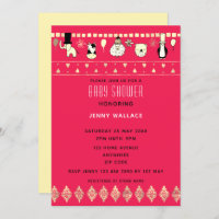 Animais Cachorros Chá de fraldas Cerco Escuro Fund