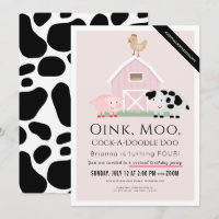 Animais da Fazenda Barnyard Pink Girl Virtual Bird